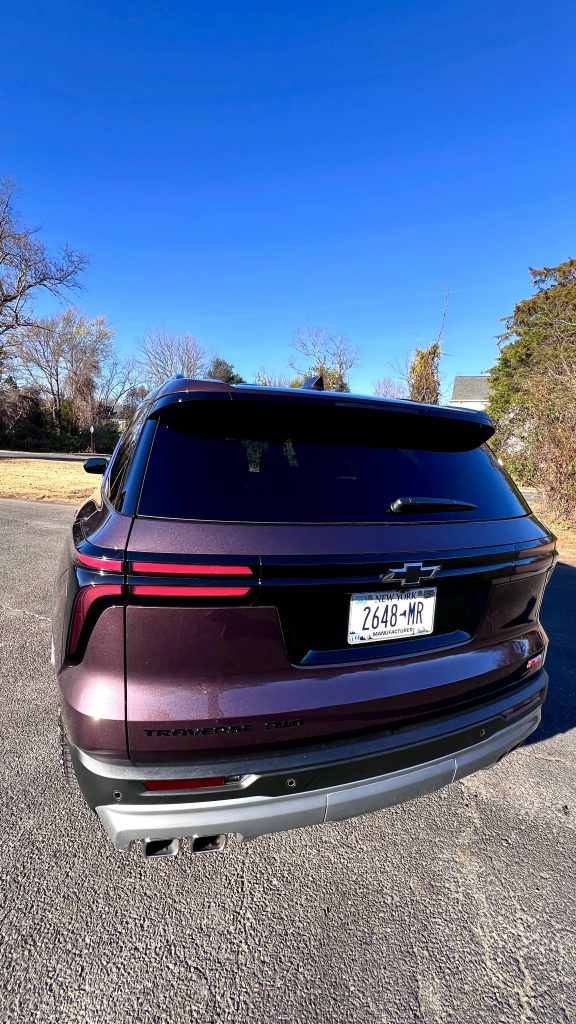 rear view of the Traverse Z71