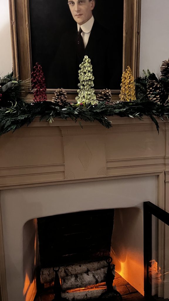 fireplace and mantle decorations