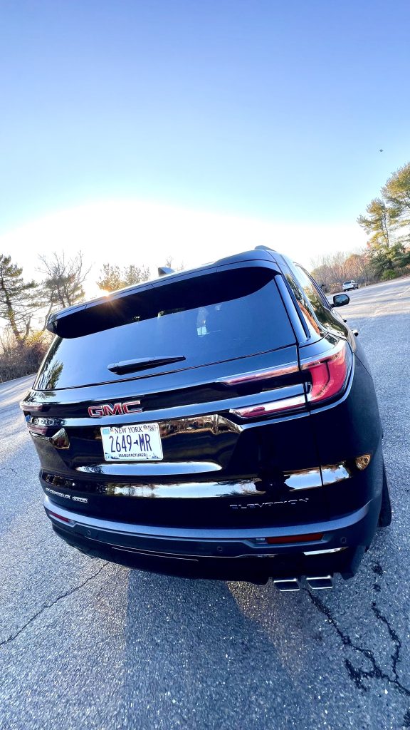 rear view of the GMC Acadia