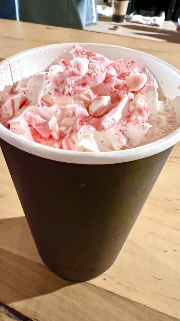 peppermint hot chocolate