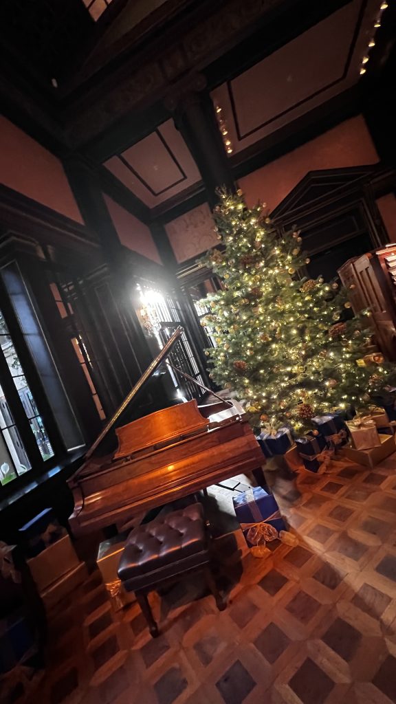 in the organ room