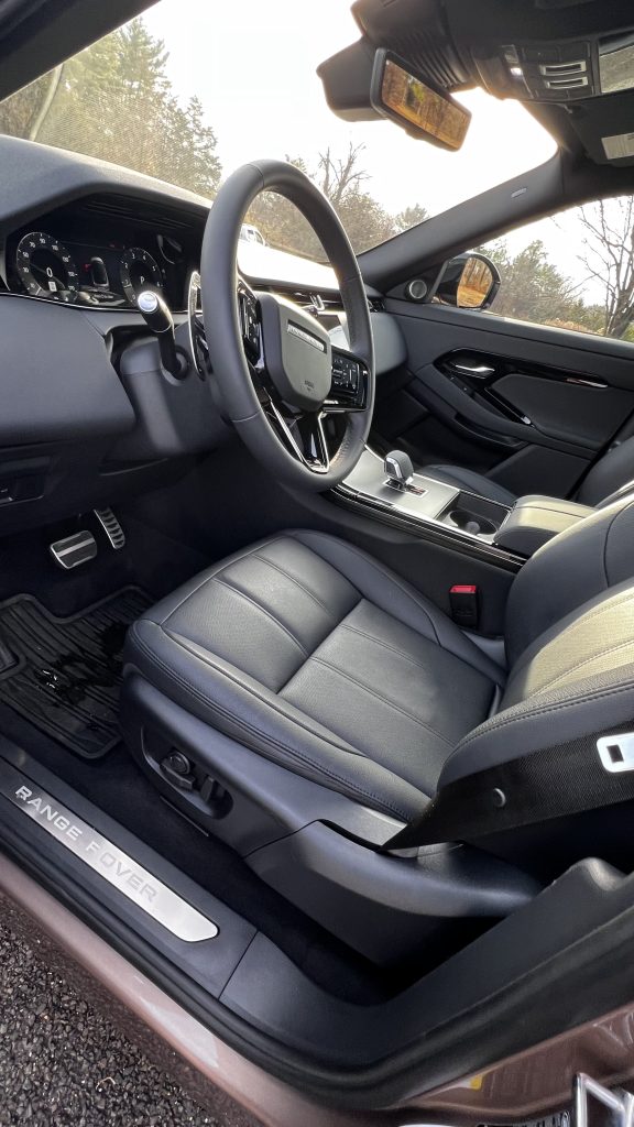 interior of the evoque