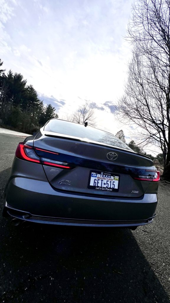 rear view of the 2025 Camry