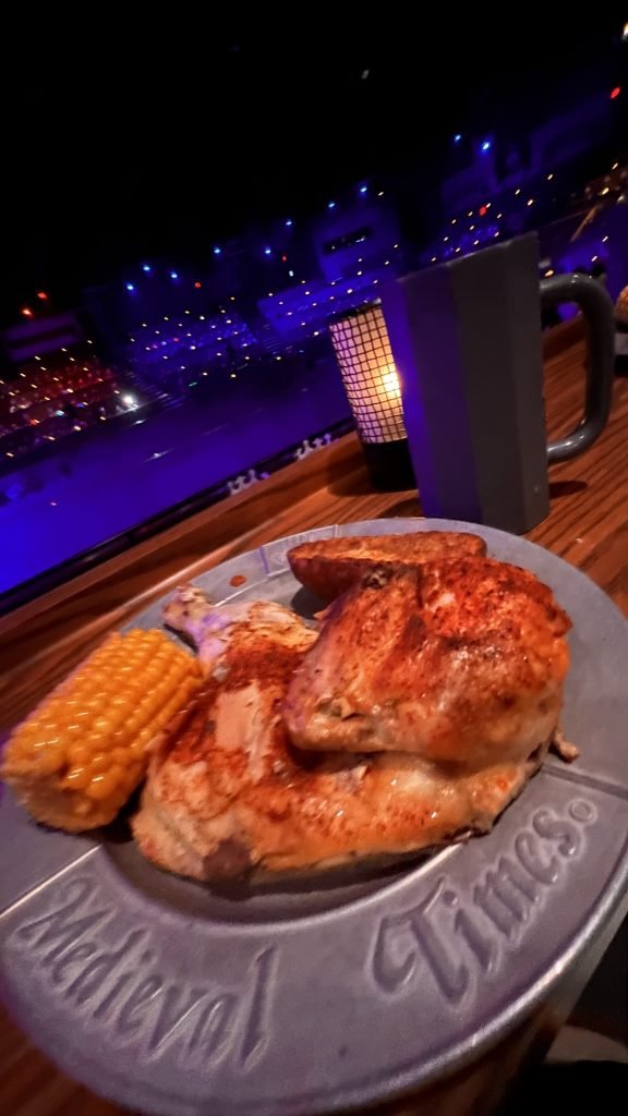 chicken, corn and potato - main course