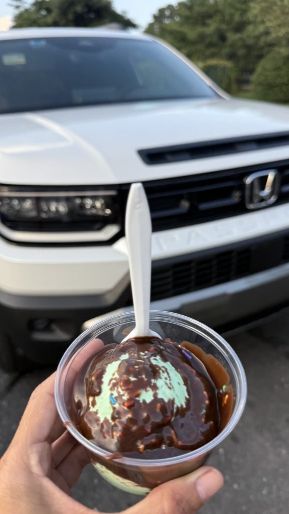 ice cream stop with the passport