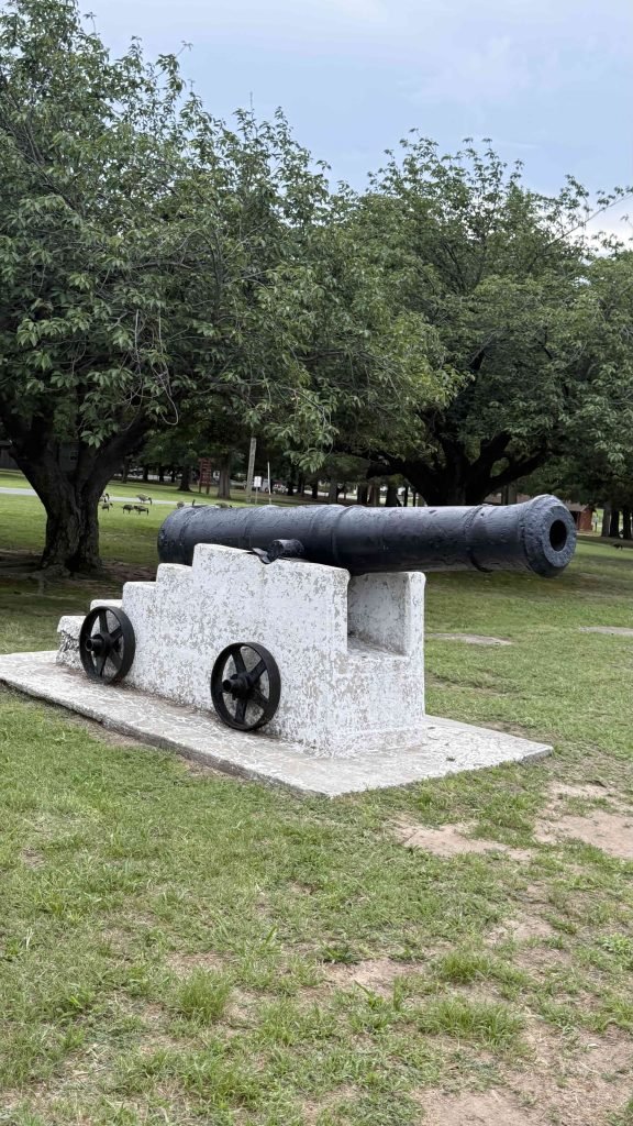 cannon at Fort Mercer