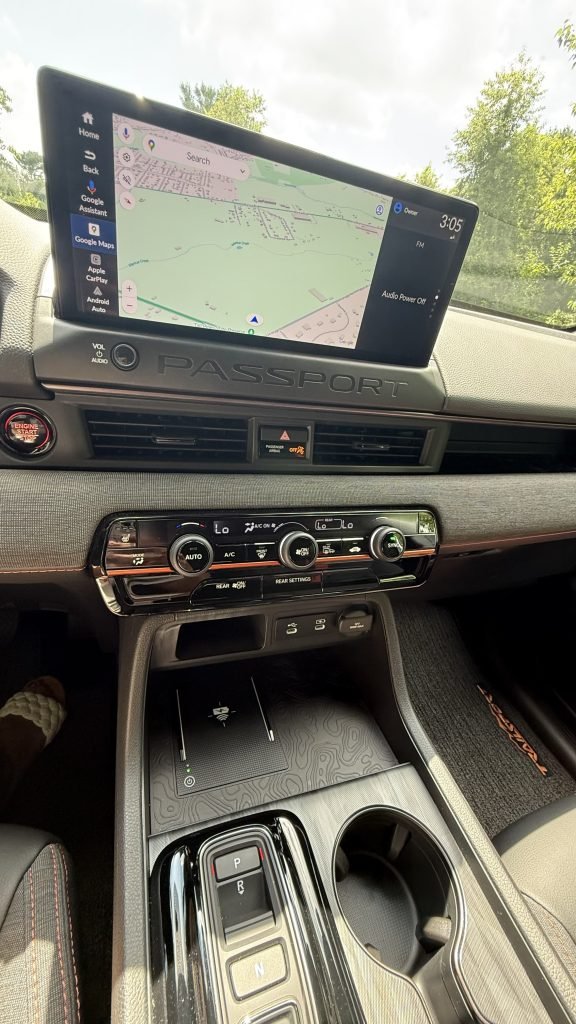 large 12.3" touchscreen