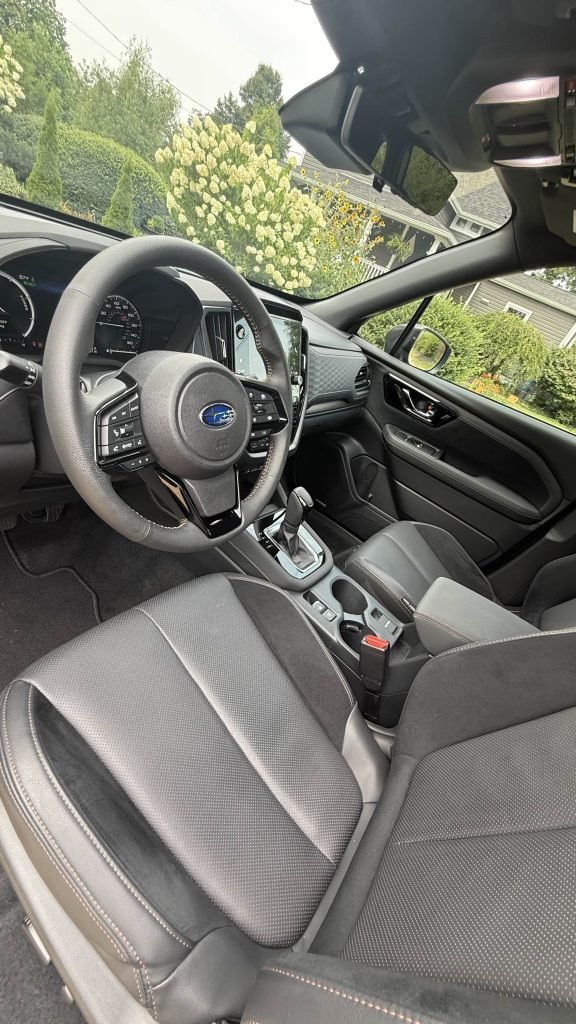 font seat interior view