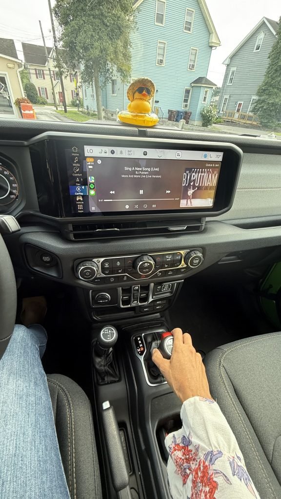 large touchscreen display