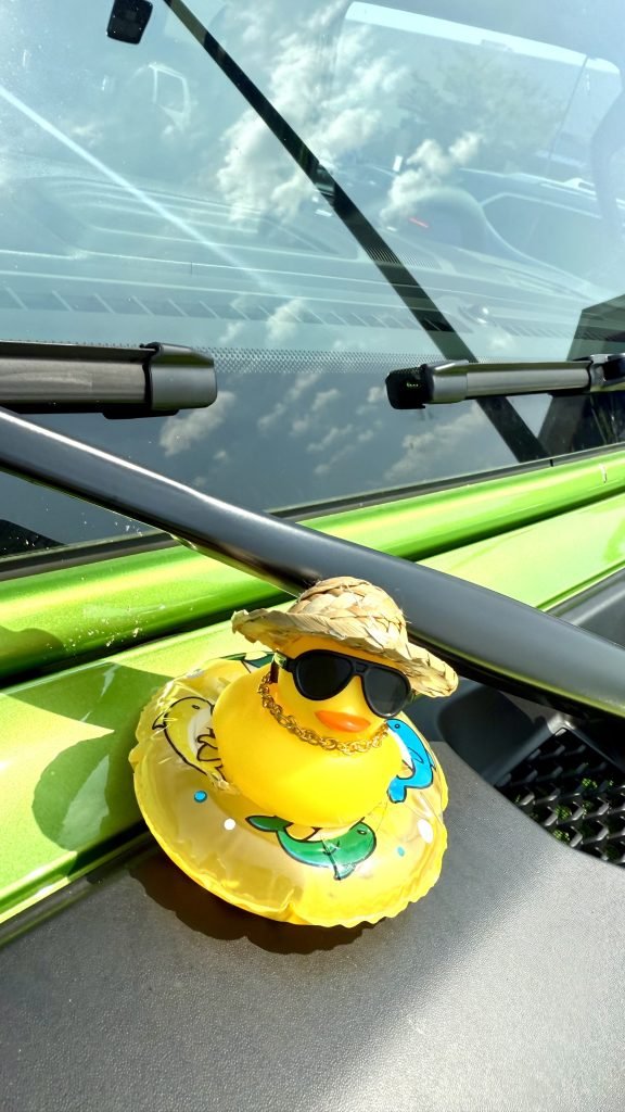 rubber ducks and Jeeps