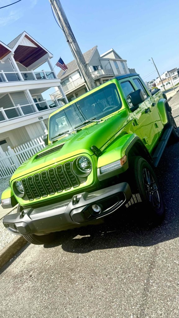 Jeep Gladiator at the beach