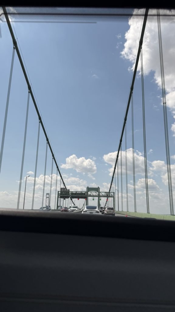 crossing the bridge in the Gladiator