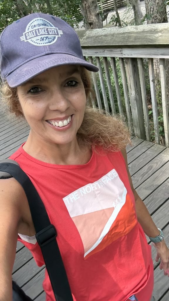 trendy latina at the zoo