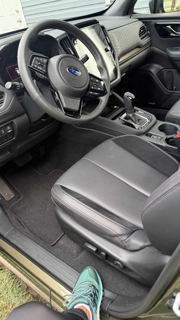 Forester has easy in/out access