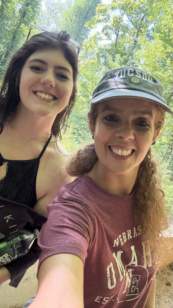 hiking in Wenonah woods