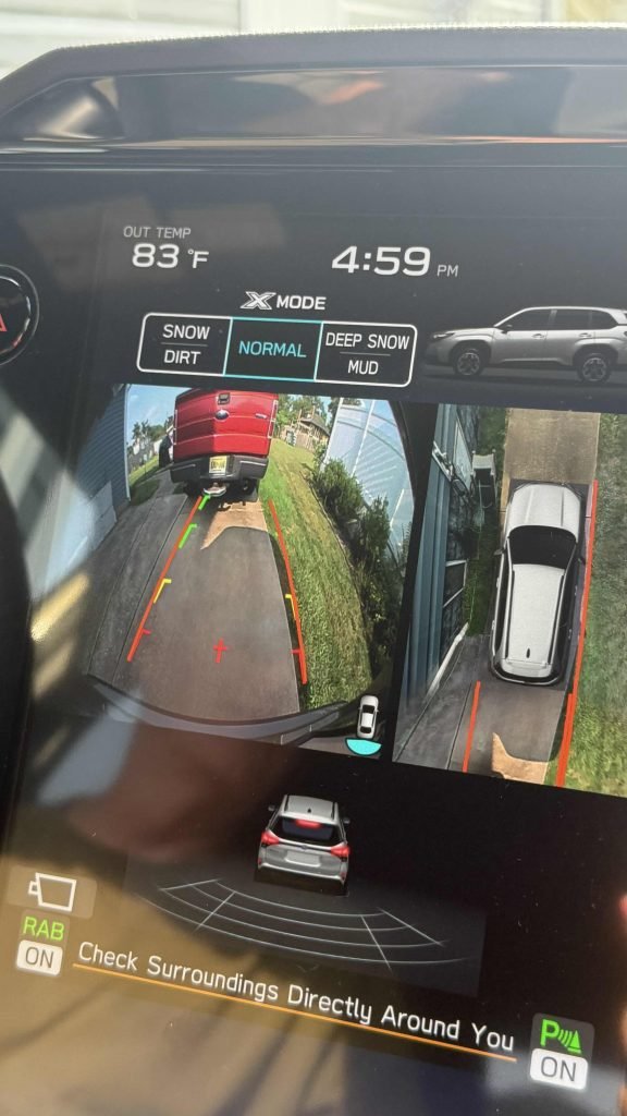 camera views on the Subaru Forester Hybrid