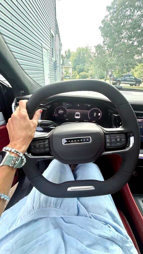 Wagoneer S steering wheel