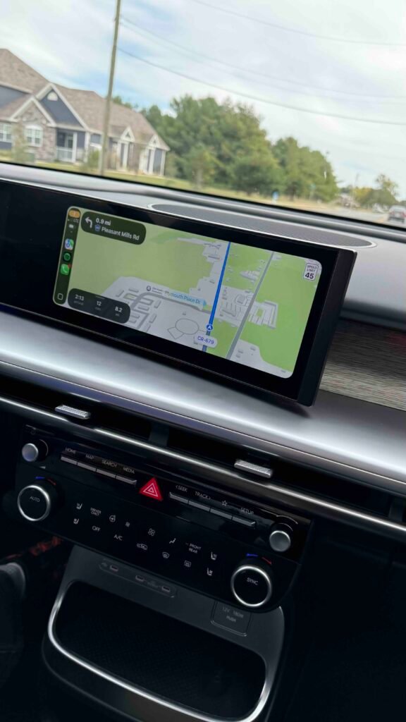 large navigation screen