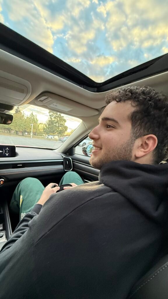 6'9" son fits well in Mazda CX 50